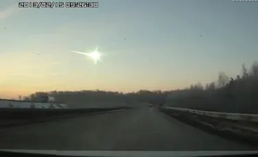 Meteoritul de la Celiabinsk, „reconstituit” cu ajutorul înregistrărilor video realizate de amatori (VIDEO)