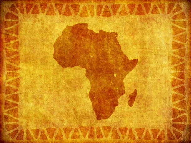 Harta tradiţională a Africii