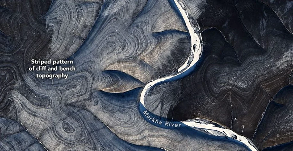 Un peisaj straniu cu dungi, apărut în solul din Rusia, i-a nedumerit pe cercetătorii de la NASA