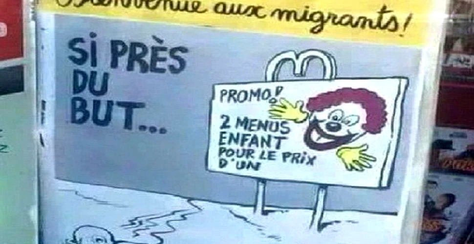 Charlie Hebdo, noi caricaturi controversate: mesajul despre băieţelul sirian găsit mort pe o plajă în Turcia – FOTO