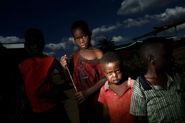 Copii orfani din Malawi
