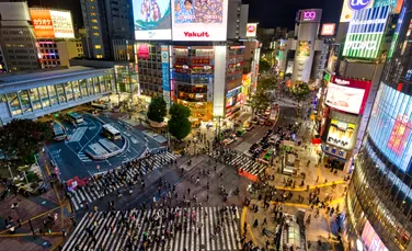 Unde este cea mai aglomerată trecere de pietoni din lume?