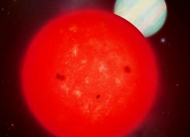 O stea minusculă a dat naștere unei planete gigantice; cercetătorii încearcă să afle cum a fost posibil