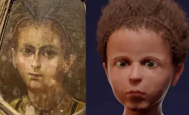 Reconstrucția facială a unei mumii dezvăluie un detaliu interesant despre portretul acesteia