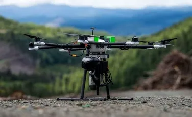 O companie foloseşte drone pentru a reîmpăduri suprafeţe mari de teren