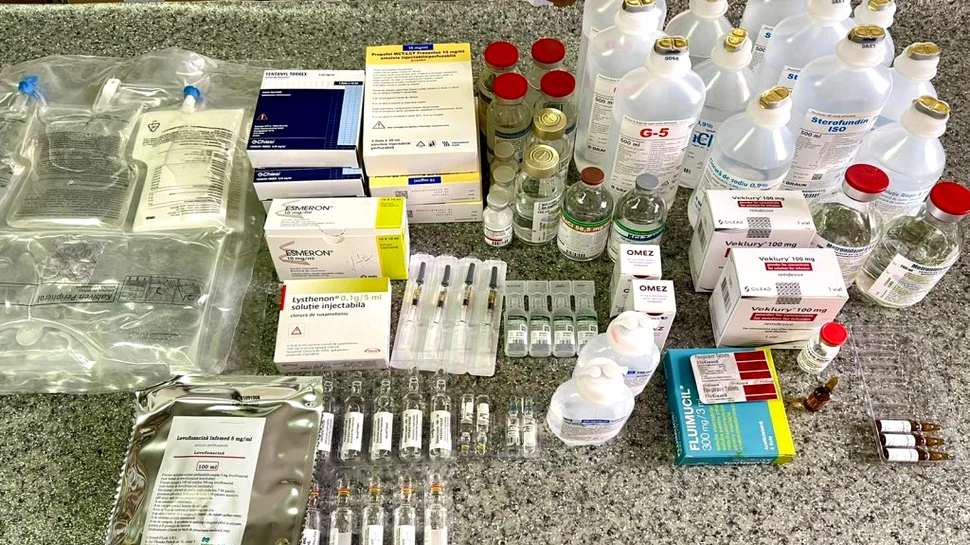 Medicamentele necesare unui bolnav COVID-19 pentru o singură zi la terapie intensivă
