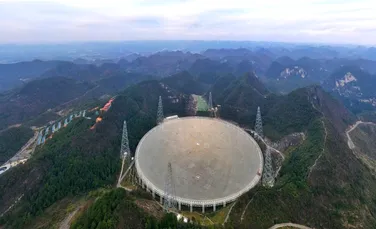 FAST, cel mai mare radiotelescop din lume, a devenit operaţional în China