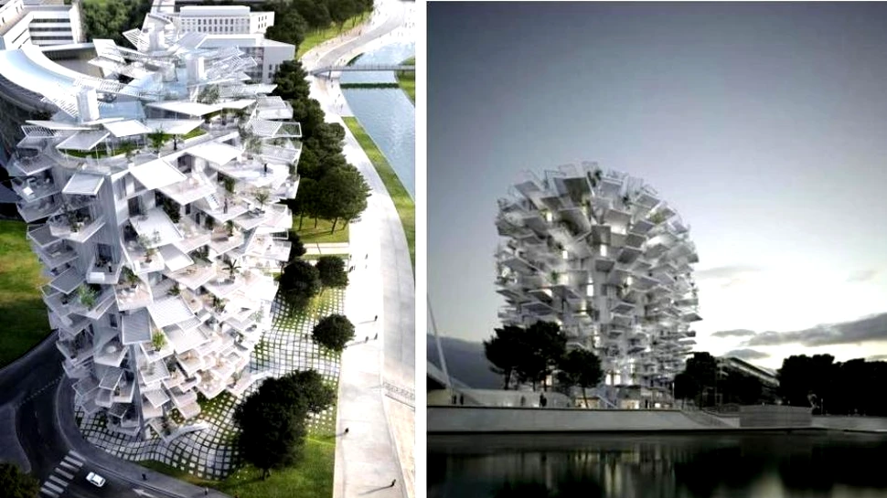 O casă în copac? Mai curând un copac plin de case: în Franţa va fi construit unul dintre cele mai uimitoare edificii ale Europei (GALERIE FOTO)