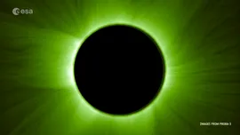 Primele imagini cu eclipsa solară artificială surprinse de misiunea europeană Proba-3