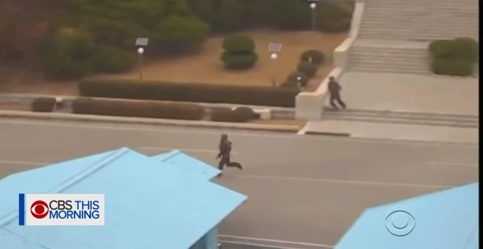 VIDEO. Camerele de supraveghere de la graniţa dintre cele două Corei au suprins momentul în care un soldat nord-coreean a evadat în sud