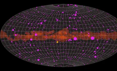 O animație halucinantă dezvăluie cum ar arăta Universul dacă am putea vedea razele gamma
