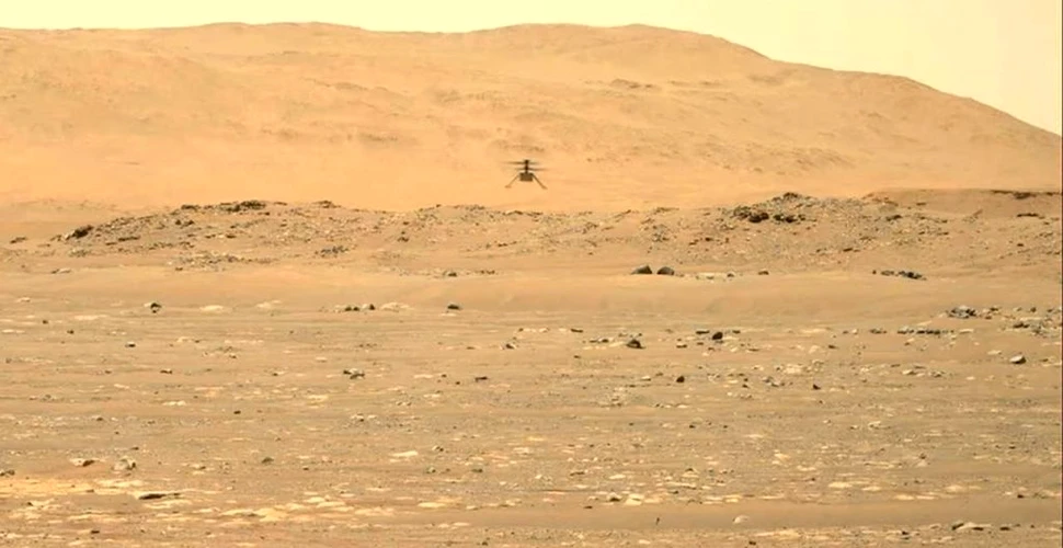 Ingenuity, elicopterul trimis de NASA pe Marte, a zburat cu succes pentru a doua oară