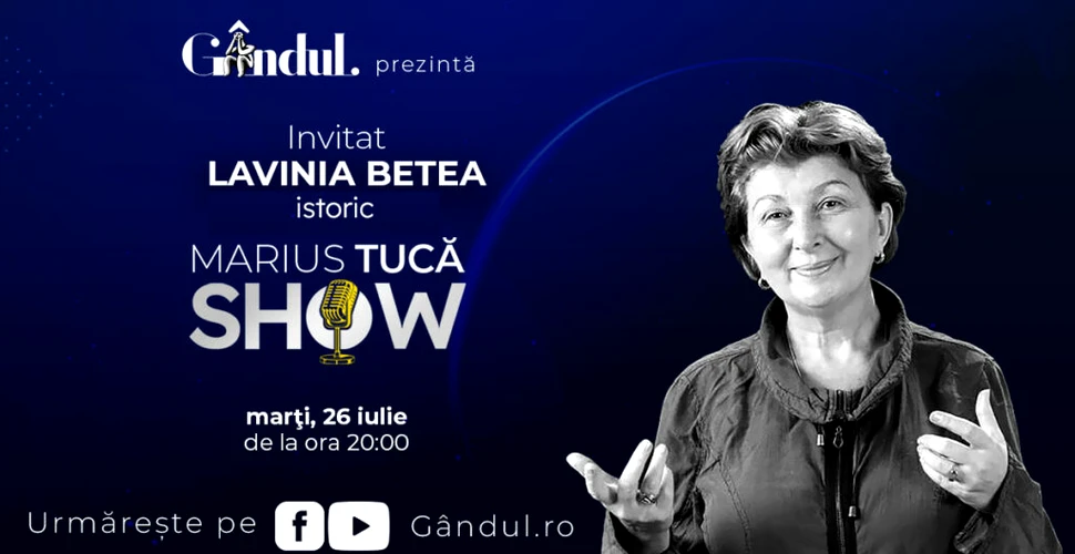 Marius Tucă Show începe marți 26 iulie, de la ora 20.00, pe gandul.ro