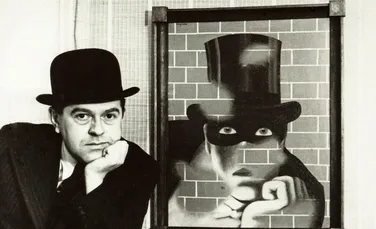 Un portret de René Magritte, descoperit sub o altă pictură