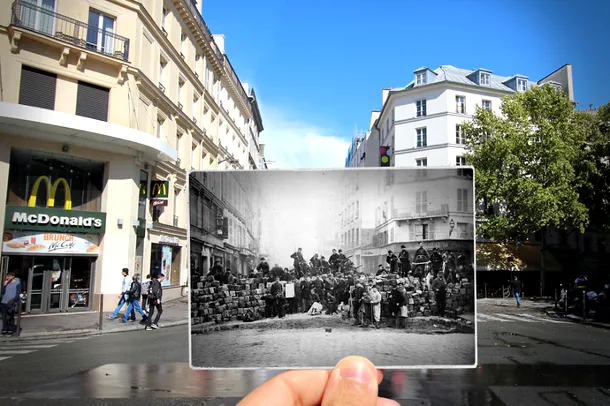 Poze vechi şi noi a oraşului Paris