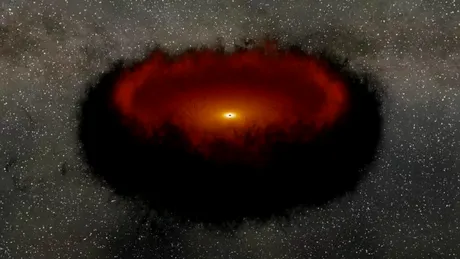 Materia invizibilă care încetinește stele ar putea înconjura găurile negre