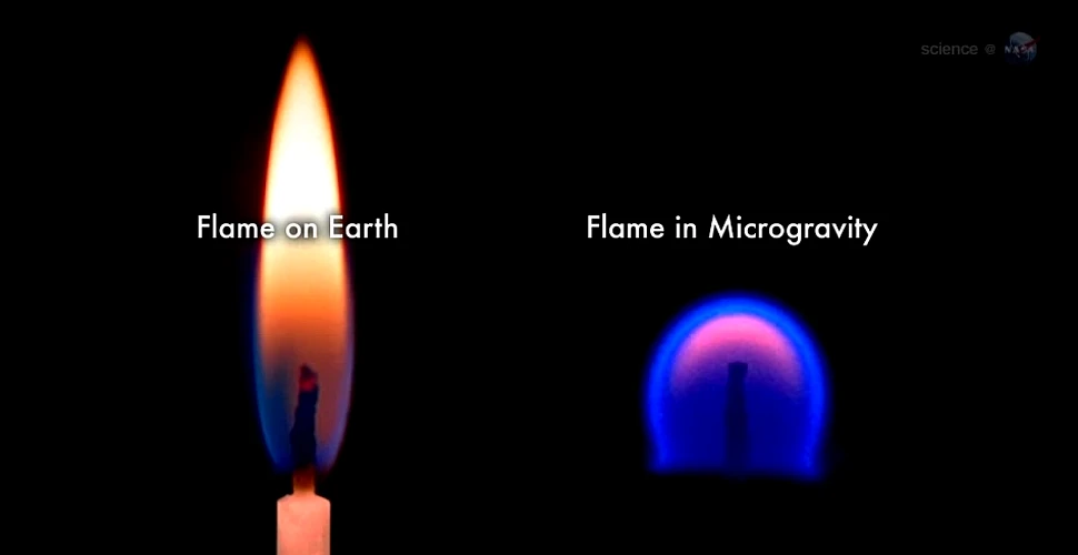 Astronauţii au creat flăcări reci, de forme bizare, în laboratoarele de pe Staţia Spaţială Internaţională (VIDEO)