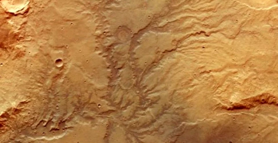 Dovezi ale unor râuri masive ce au existat pe Marte, prezentate într-o nouă imagine