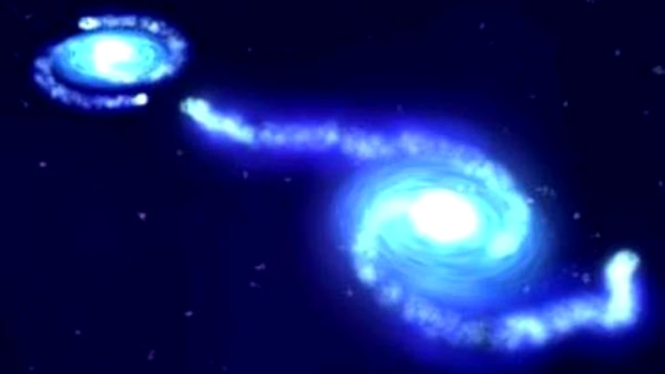 Gaurile negre sunt afectate de coliziunile galactice