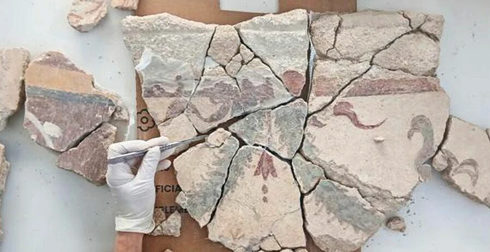 Rămășițele unor picturi murale romane antice au fost scoase la lumină în Spania