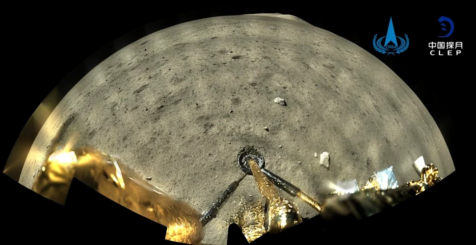 Primele imagini color trimise de misiunea Chang’e-5 a Chinei: Cum arată suprafața Lunii