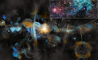 Câmpurile magnetice extreme din apropierea găurii negre a galaxiei noastre împiedică nașterea stelelor